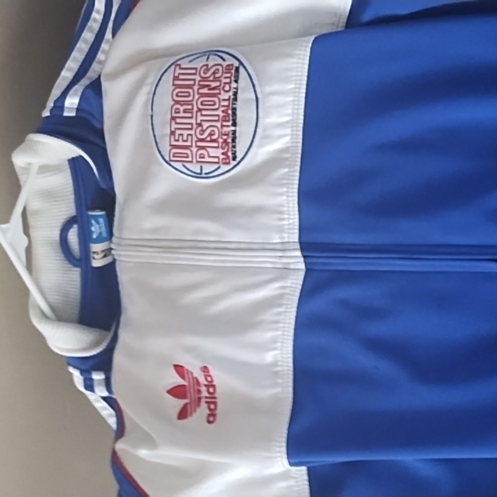 Rare set ADIDAS DETROIT PISTON 3x Champion 🏆 Authentic warmups